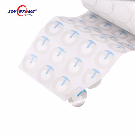 EAS System 8.2MHz RF Anti Theft 40X40mm Soft Label