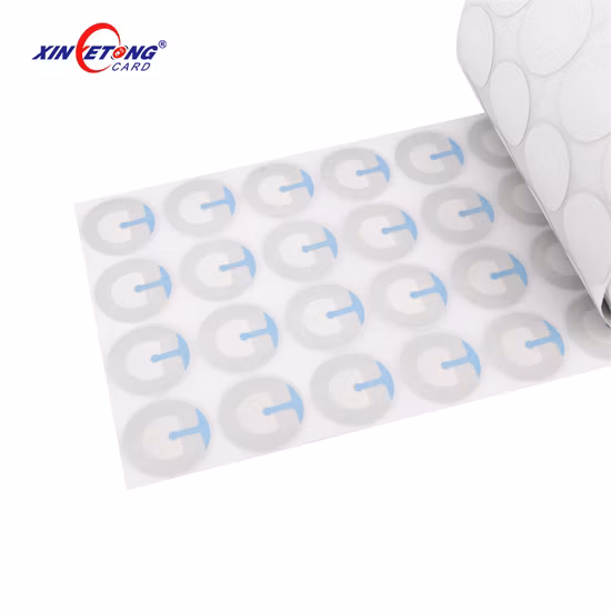 EAS System 8.2MHz RF Anti Theft 40X40mm Soft Label